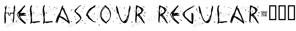 HellasCour Regular字体转换